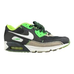 Nike Air Max 90 Black Volt Green Sneakers | Men’s Size 9.5| Exeter Edition Used